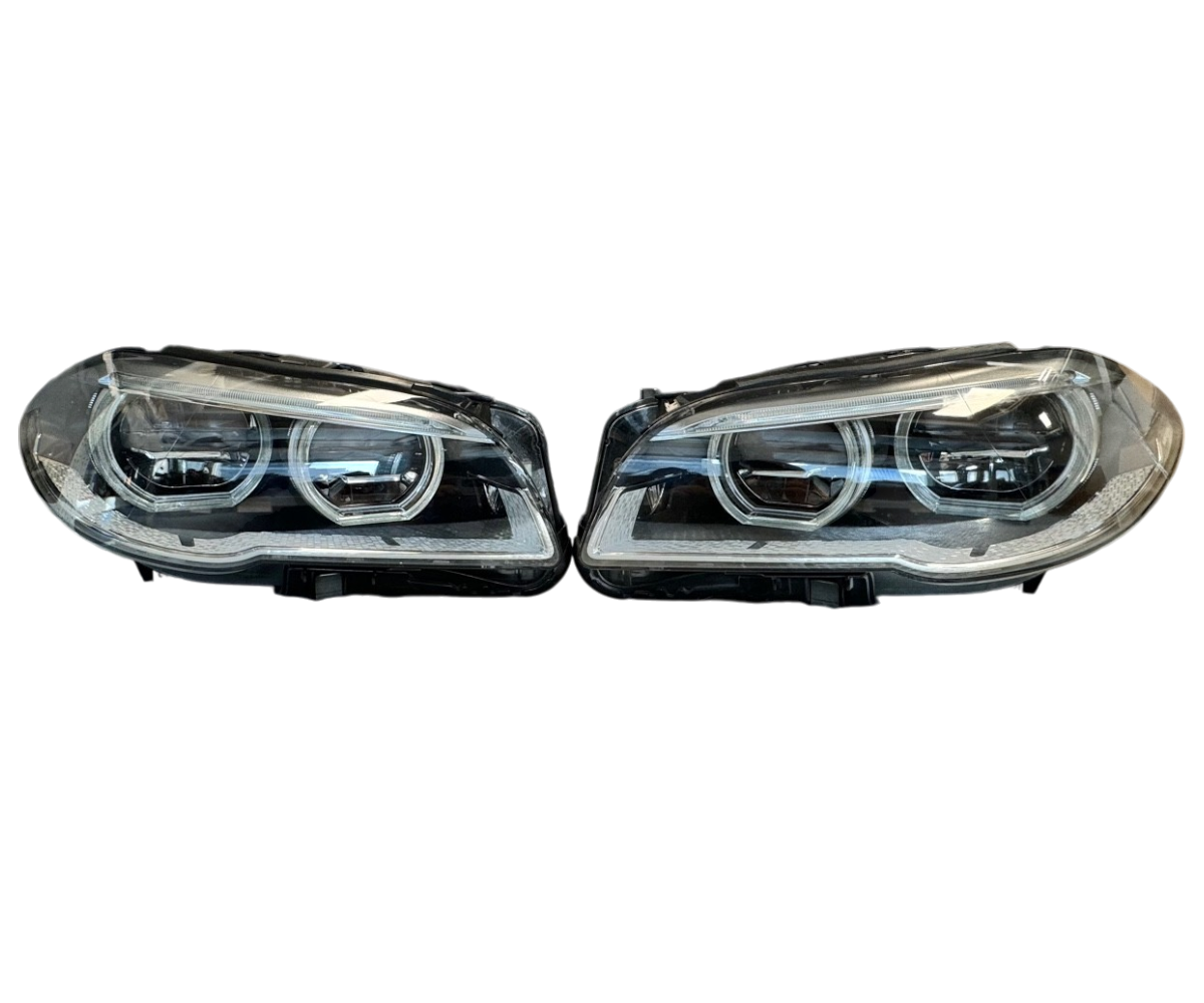 BMW 5 Series F10, F11, F18 LCI Adaptive LED Headlight PAIR USED 7352481 7352482