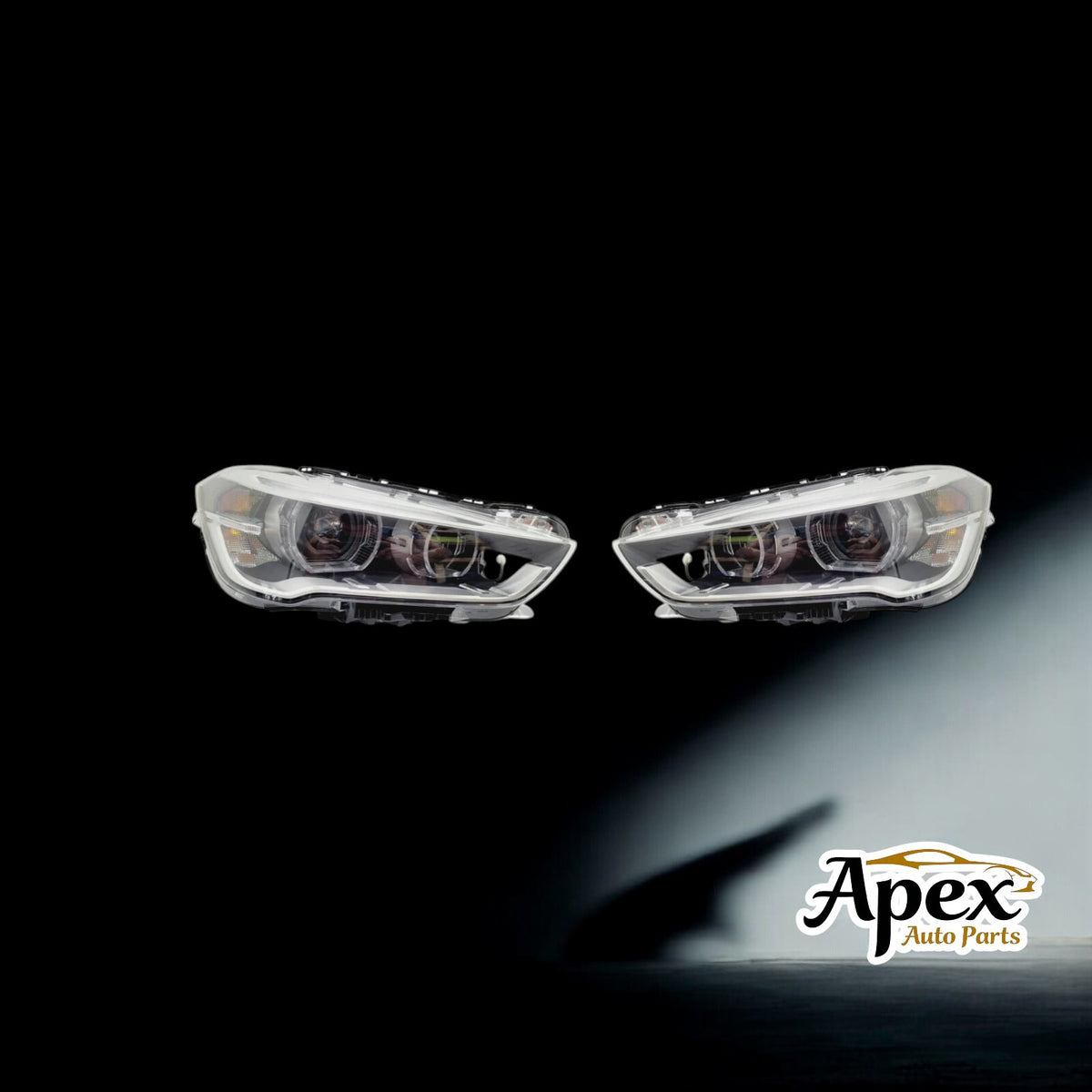 BMW X1 F48 2015-2019 LED PAIR Headlight Used GENUINE 7436461 7436462