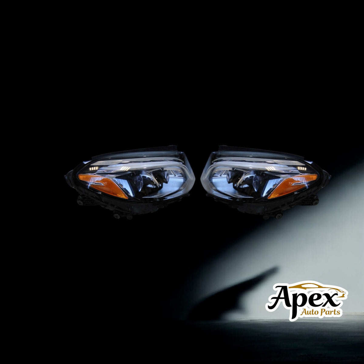 Mercedes-Benz GLE W166 2011-2019 PAIR Headlight Used OEM A1669063103 A1669063203