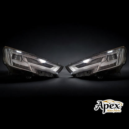 Audi A4 B9 B9 8W 2015-2019 LED PAIR Headlight Used GENUINE 8W0941033 8W0941034