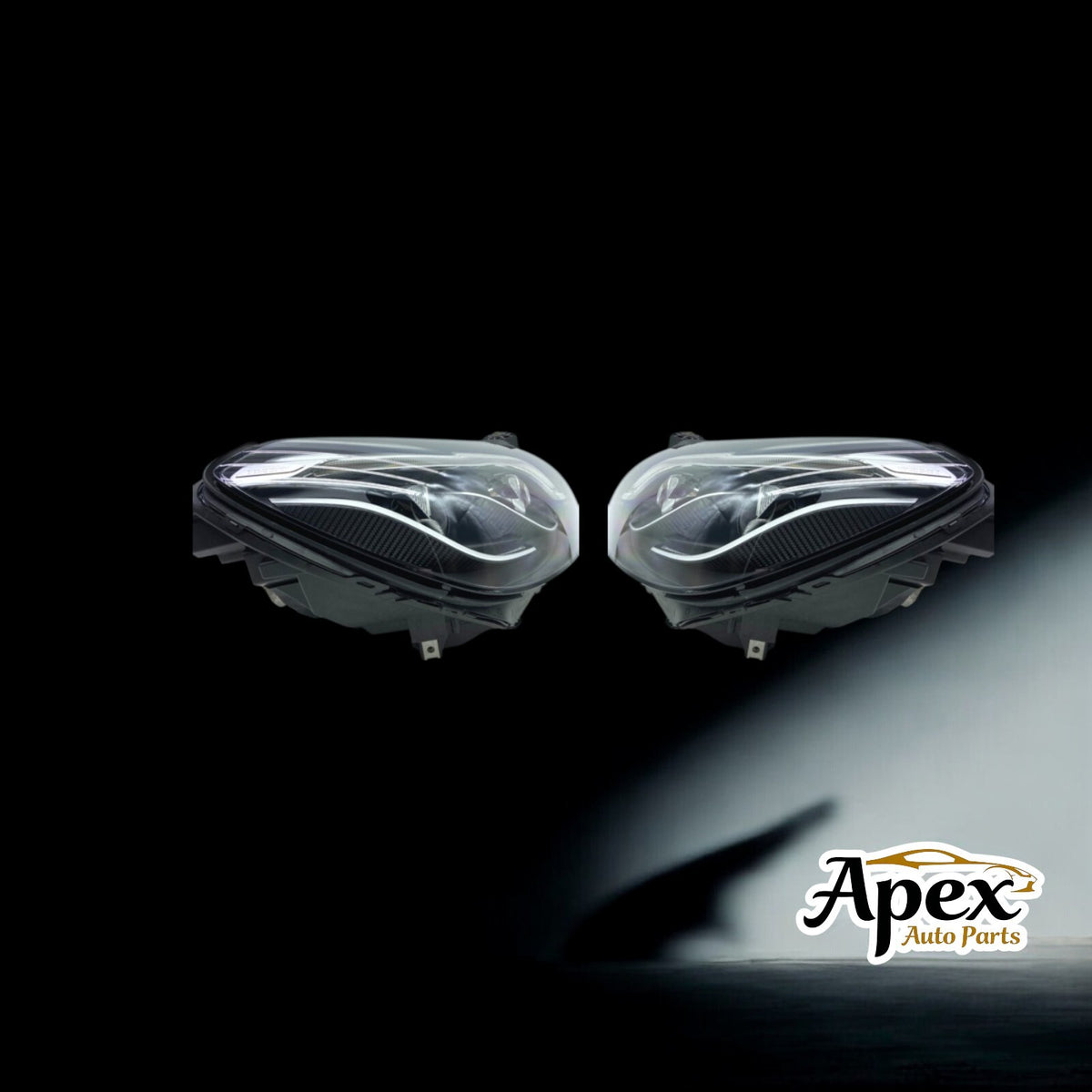 Mercedes-Benz SLK R172 2011-2016 PAIR Headlight Used OEM A1729063501 A1729063601