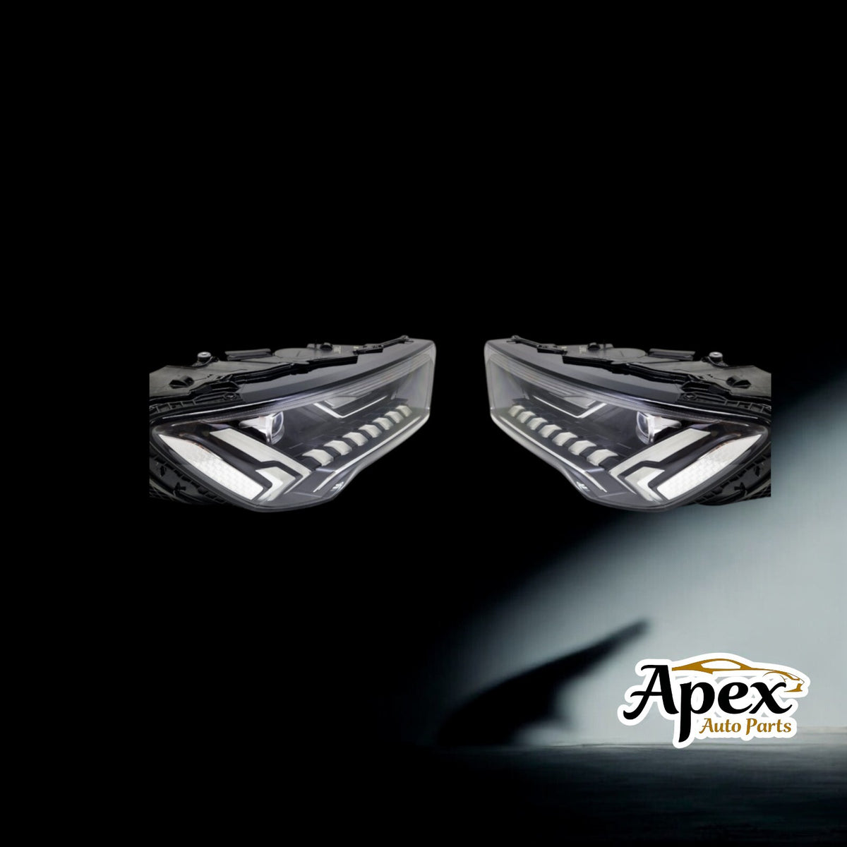 Audi Q7 4M Typ 4M 2019-2026 LED PAIR Headlight Used OEM 4M0941039C 4M0941040C