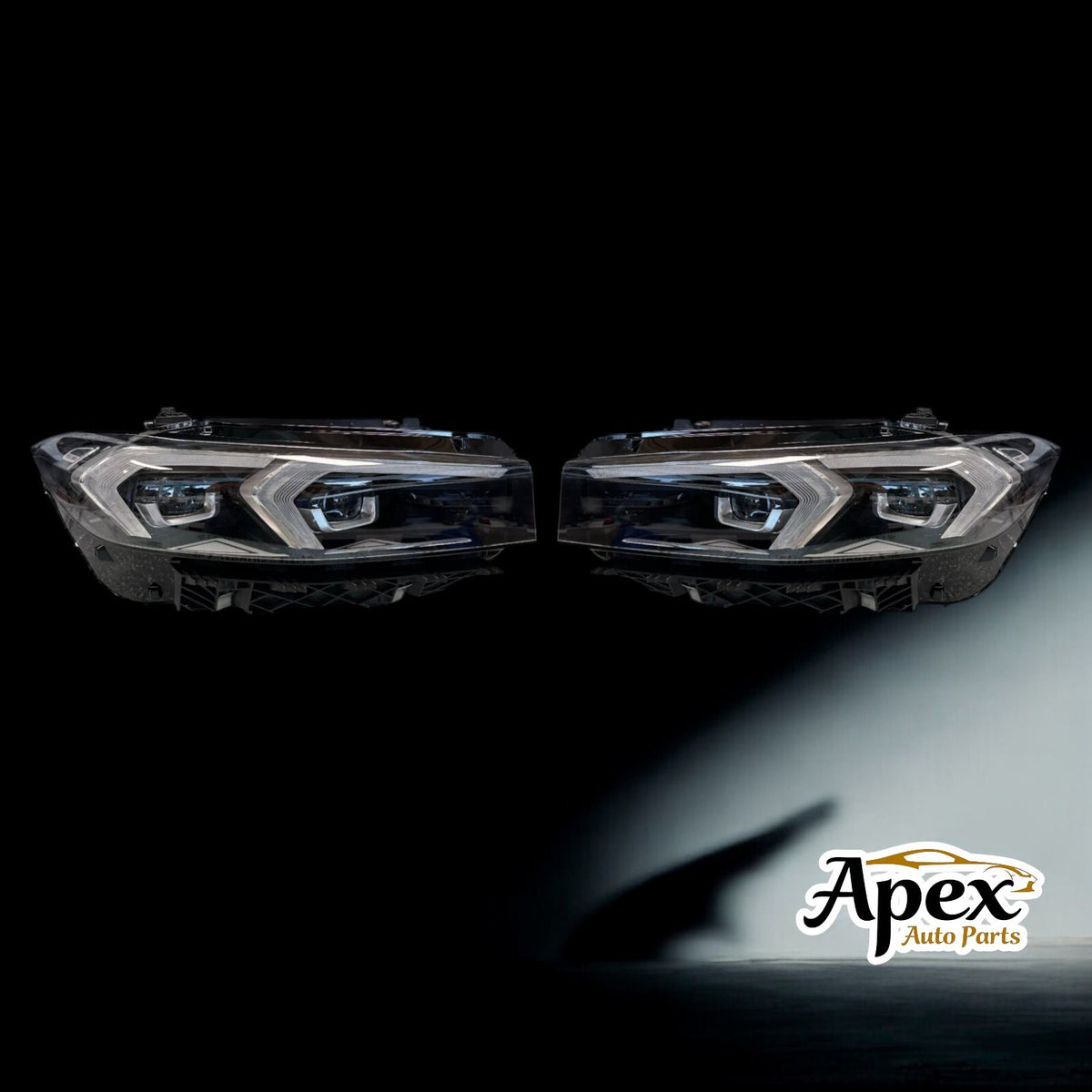BMW 3 Series G20, G21 LCI 2022-2025 LED PAIR Headlight Used OEM 5A4F747 5A4F748