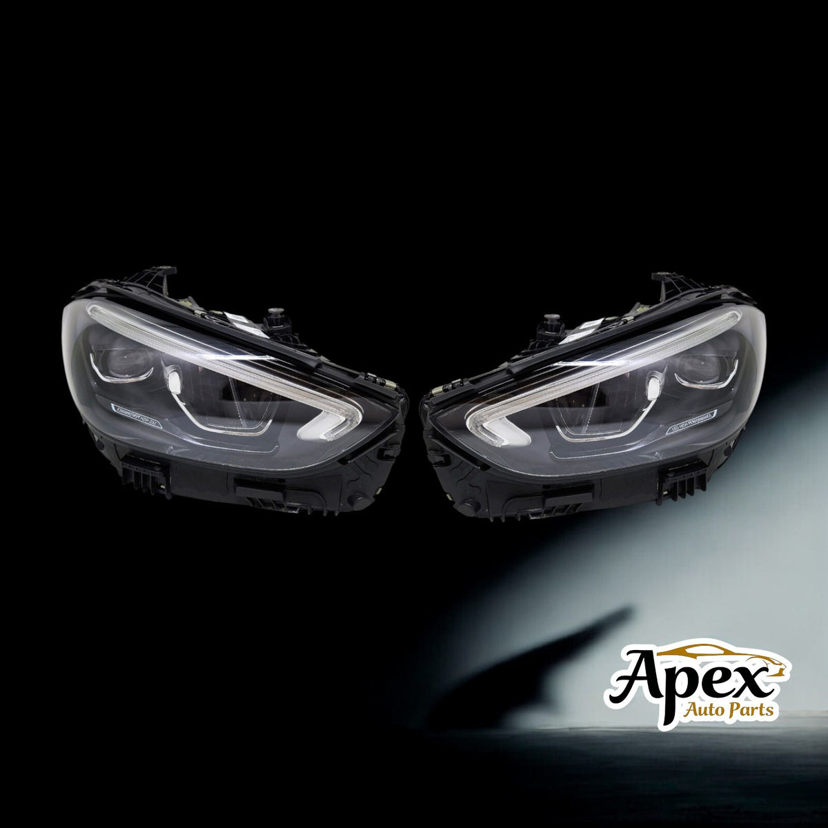 Mercedes-Benz C-class 2021-2024 PAIR Headlight Used OEM A2069068104 A2069068204