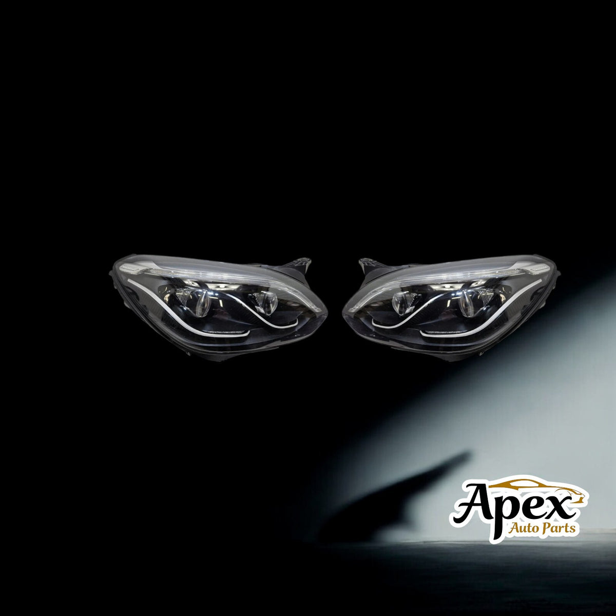 Mercedes-Benz SLK R172 2011-2016 PAIR Headlight Used OEM A1729062901 A1729063001