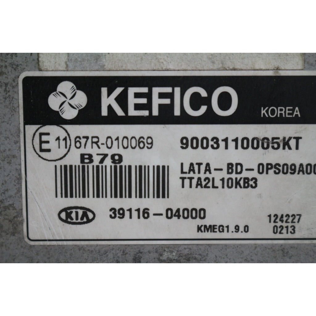 Kia Picanto II 3D II 5D 2011-2015 Engine Control Unit Used GENUINE 3911604000