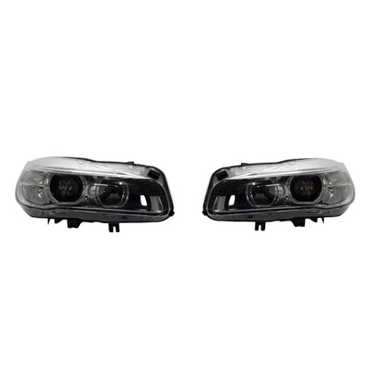BMW 2 Series F45 F46 LED Headlight PAIR USED GENUINE 7391401 7391402