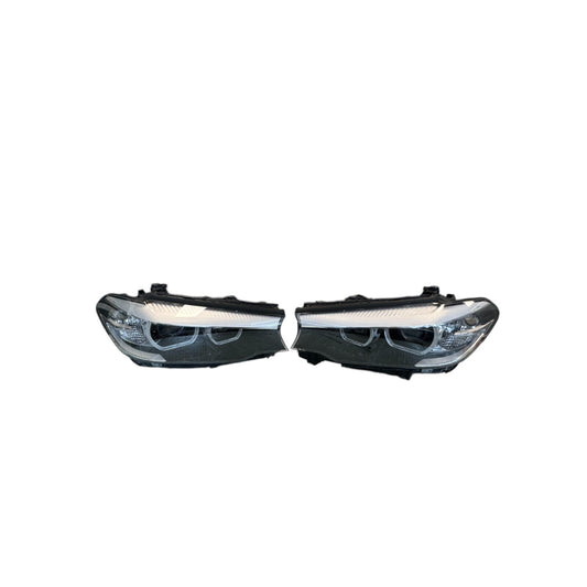 BMW 5 Series G30 G31  LED Headlight Pair USED GENUINE 7214951 7214952