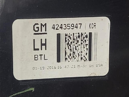 2016 Chevrolet Trax Rear,Left TailLight 42435947