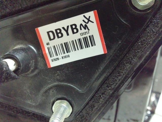 2014 Hyundai Genesis DH Right Black Side Mirror 87620B1000YB6
