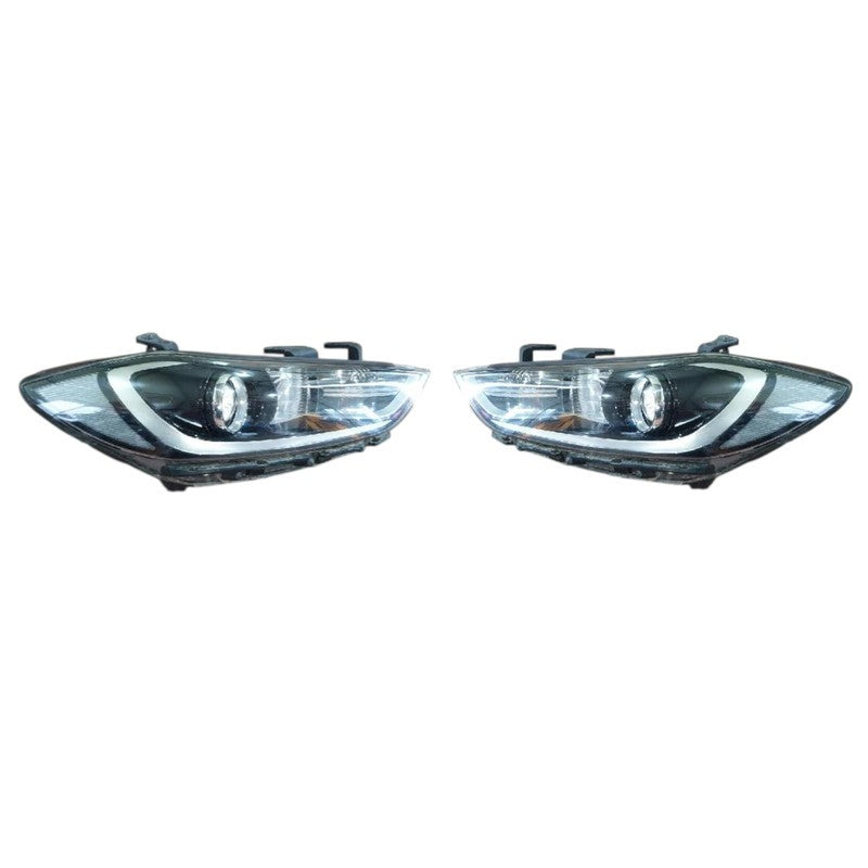 Hyundai AVANTE/ELANTRA16 AD HALOGEN PAIR USED GENUINE 92101 F2000 92102 F2000