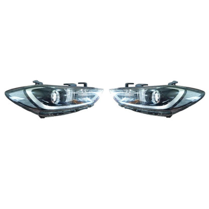 Hyundai AVANTE/ELANTRA16 AD HALOGEN PAIR USED GENUINE 92101 F2000 92102 F2000