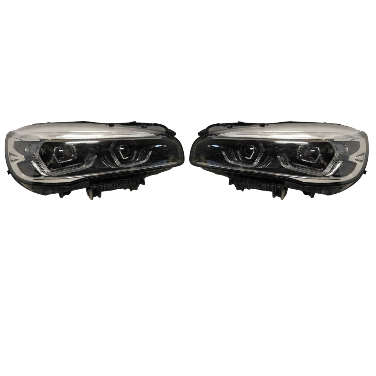 BMW 2 Series F45 F46 LCI LED Headlight PAIR USED GENUINE 8739853 8739854