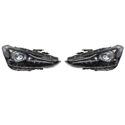 Genesis G70 17 IK LED Headlight PAIR USED GENUINE 92101 G9150 92102 G9150