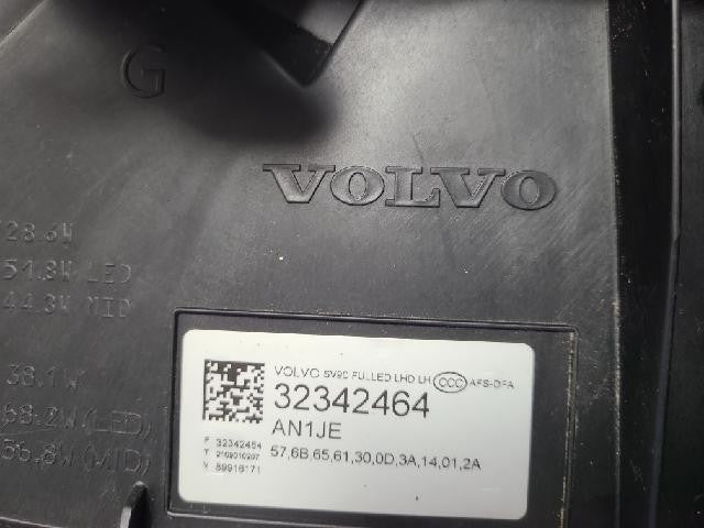 2020 Volvo The New S90 Left LED Headlight 32342464