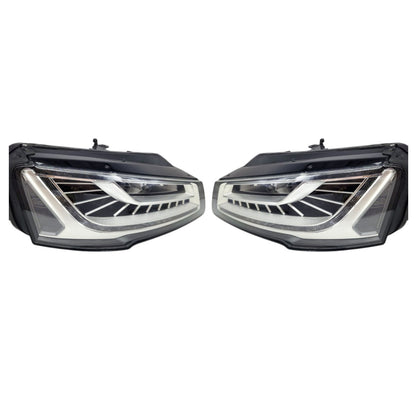 Audi A8  4H D4 FL LED PAIR USED GENUINE 4H0941033B 4H0941034B