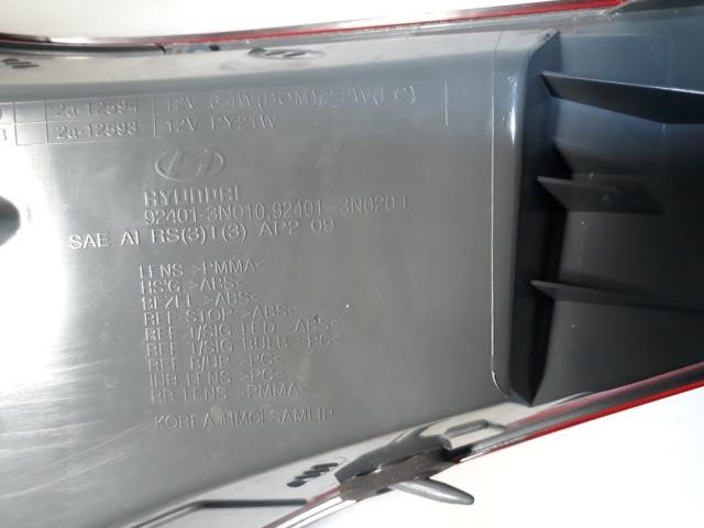 2014 Hyundai Equus GS350 Rear,Left TailLight 924013N020