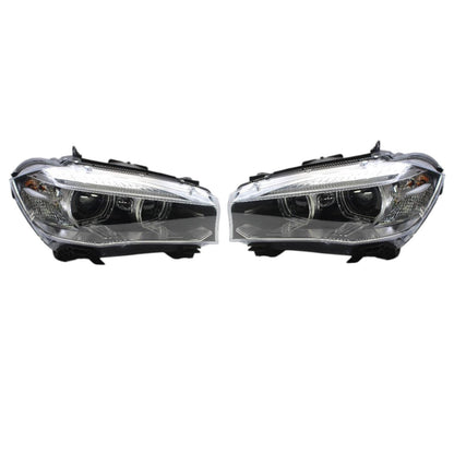 BMW X5 F15,F85,F16 Xenon Headlight PAIR USED GENUINE 7317101 7317102