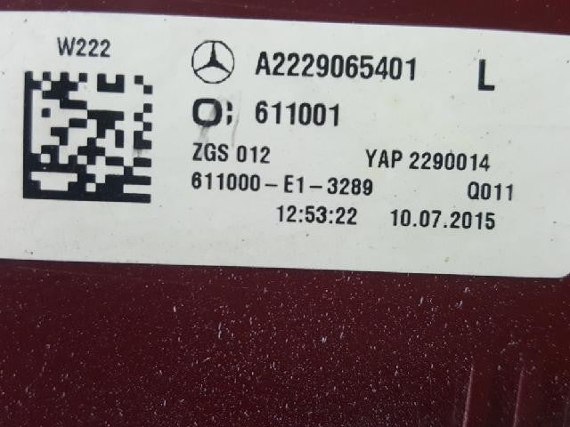 2015 ES S350d Rear,Left TailLight A2229065401