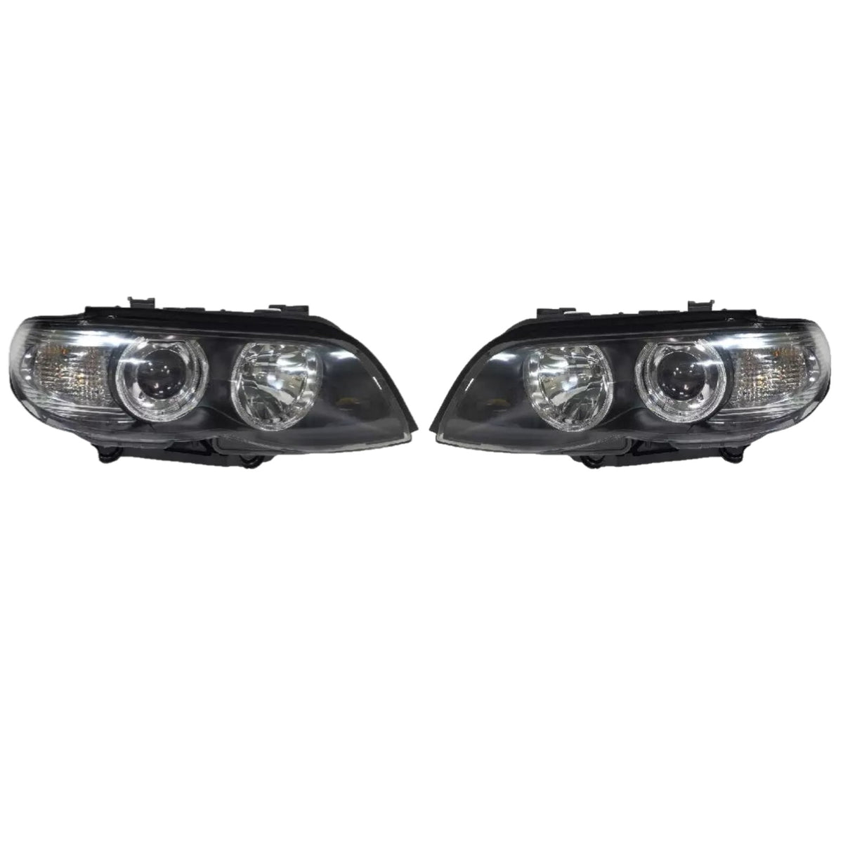 BMW X5 E53 Xenon Headlight Pair USED GENUINE 6930229 6930230