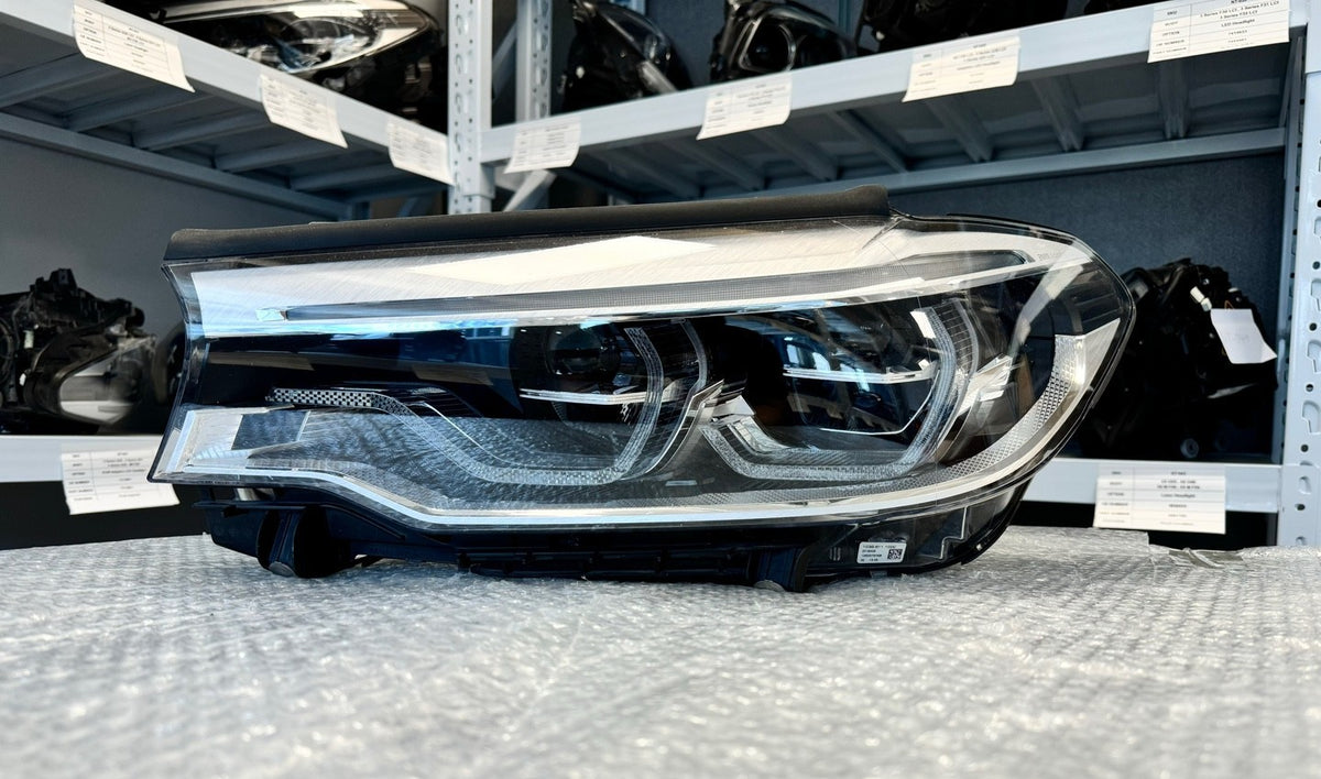 BMW 5 Series F90, G30, G31, G38 2017-2020 LEFT Headlight Used OEM 7214961