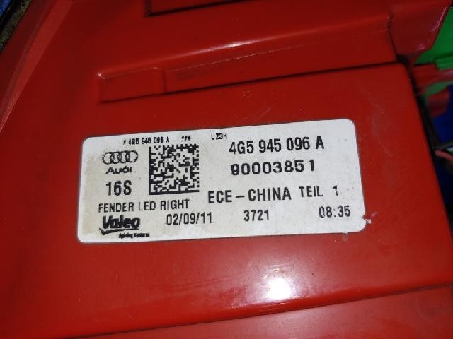 2011 AUDI New A6 Rear,Right TailLight 4G5945096A