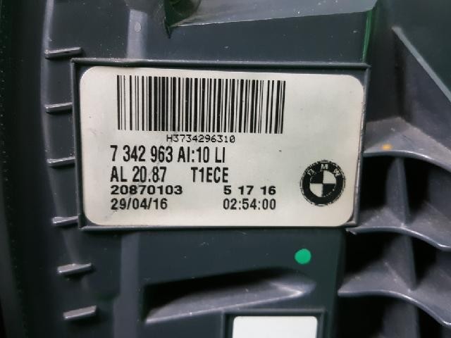 2017 BMW 730LdxDrive Rear,Left TailLight 7342963