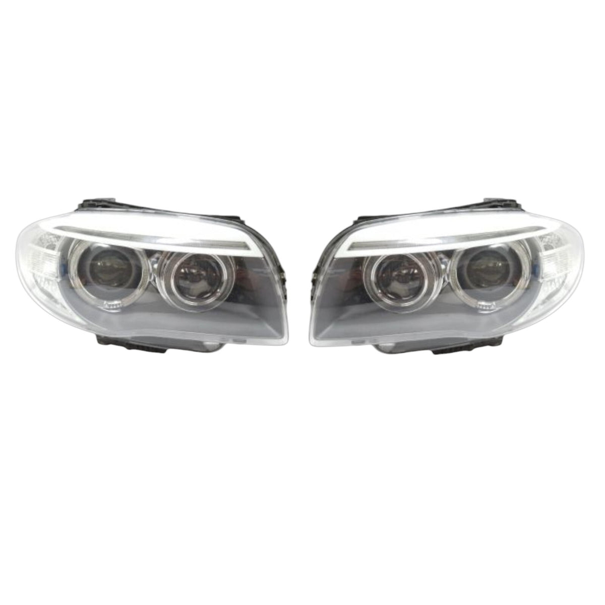 BMW 1 Series E82 LCI, E88 LCI Xenon Headlight PAIR USED GENUINE 7273831 7273832