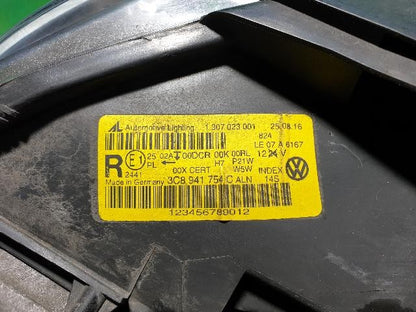 2010 Volkswagen CC Right Xenon Headlight 3C8941754C