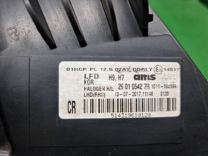2017 Renault Talisman SM6 Right Headlight 260105427R