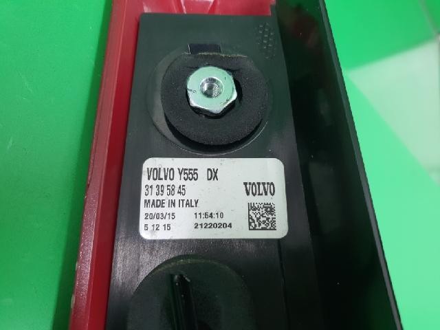 2015 Volvo V40 D2 Rear,Right TailLight 31395845