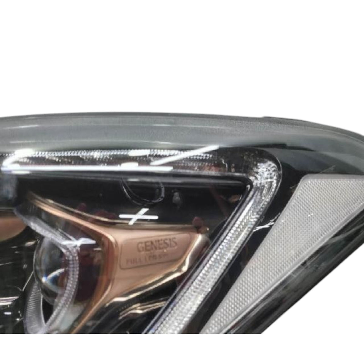 Genesis G80 DH PE FL Full LED (Gold type) LEFT USED GENUINE 92101 B1 GOLD
