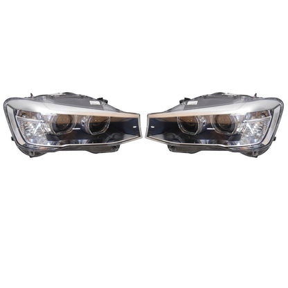 BMW X3 F25 LCI, F26 Xenon Headlight PAIR USED GENUINE 7401131 7401132