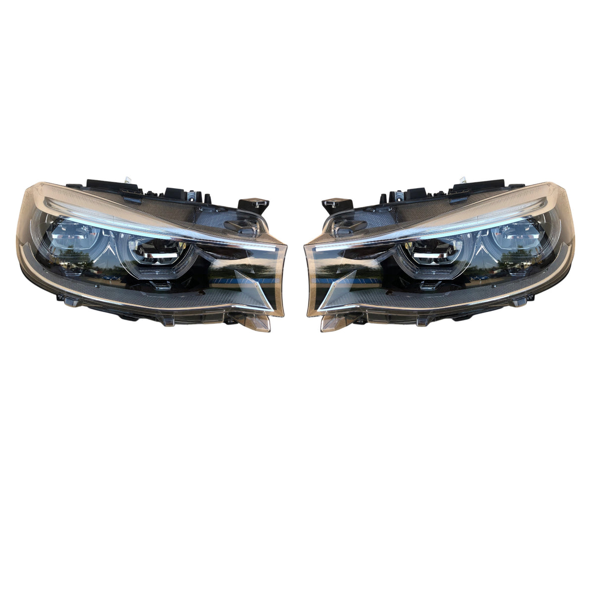 BMW 3 GT F34 LCI Adaptive LED Headlight PAIR USED GENUINE 7470419 7470420