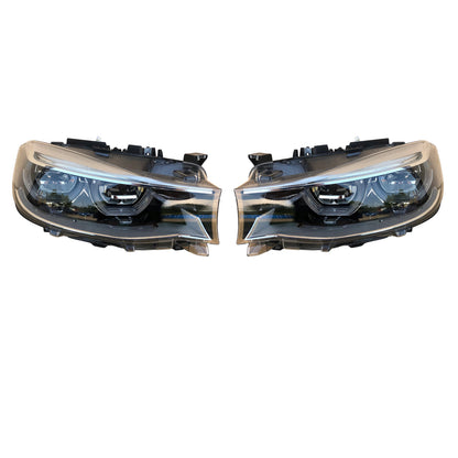 BMW 3 GT F34 LCI Adaptive LED Headlight PAIR USED GENUINE 7470419 7470420