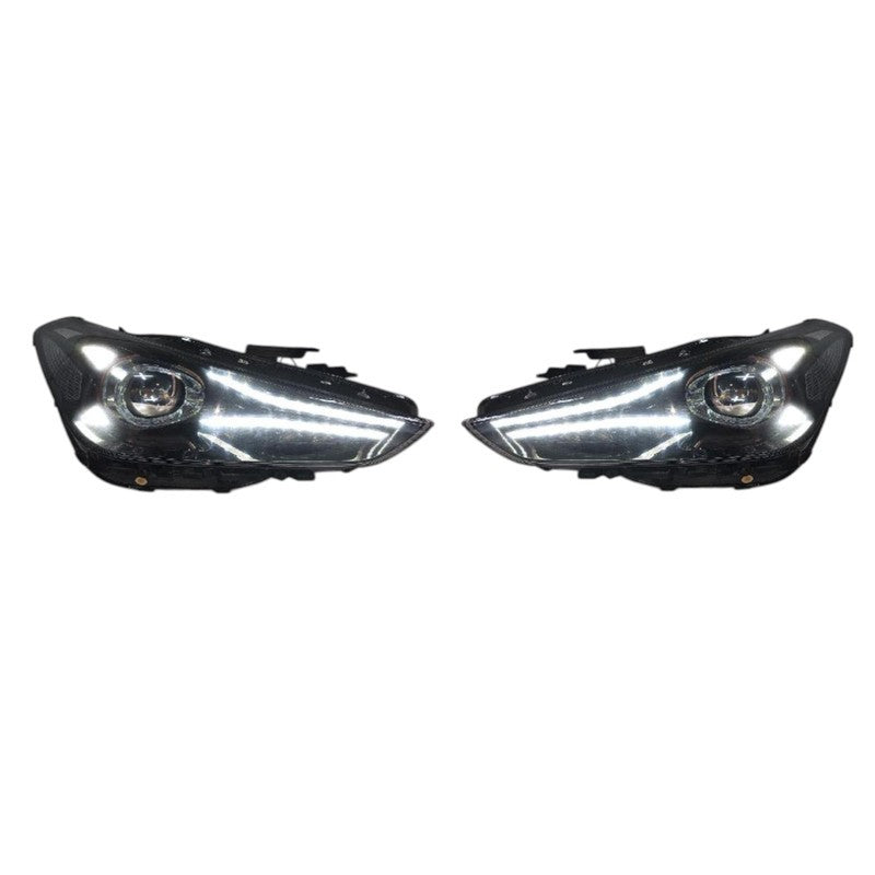 Genesis G70 17 IK LED Headlight PAIR USED GENUINE 92101 G9150 92102 G9150