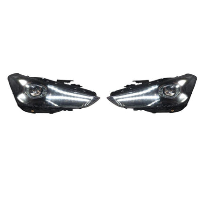 Genesis G70 17 IK LED Headlight PAIR USED GENUINE 92101 G9150 92102 G9150