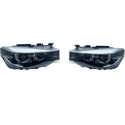 BMW 3 GT F34 LCI LED Headlight PAIR USED GENUINE 7470413 7470414