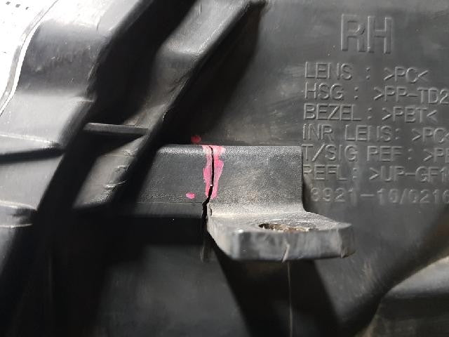 2011 KIA Ray Right Halogen Headlight