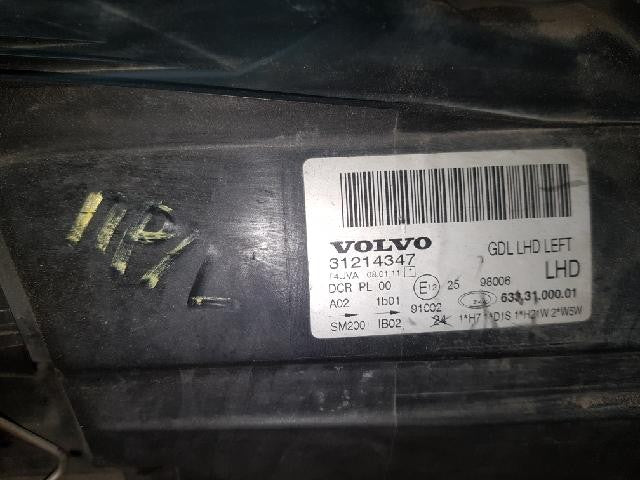 2011 Volvo 850 Left Xenon Headlight 31214347