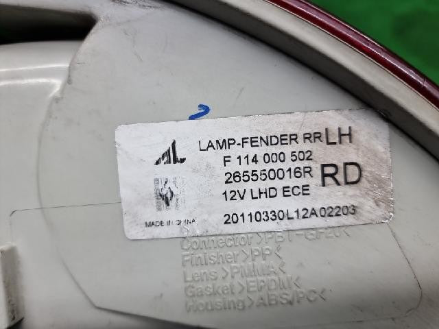 2011 Renault Fluence New SM3 Rear,Left TailLight 2655550016R