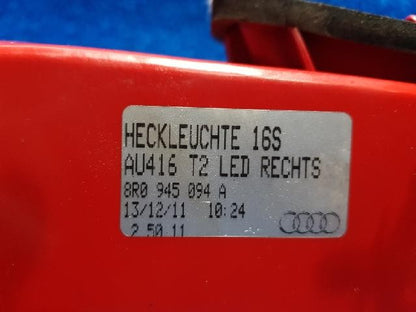 2012 AUDI Q5 Rear,Right TailLight