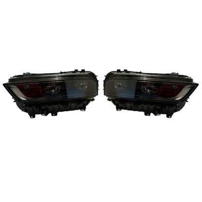 BMW X7 G07 LCI LED Headlight Bottom Pair USED GENUINE 5A40897 5A40898