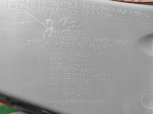 2011 Hyundai Equus VI Rear,Right TailLight 92402-3N020
