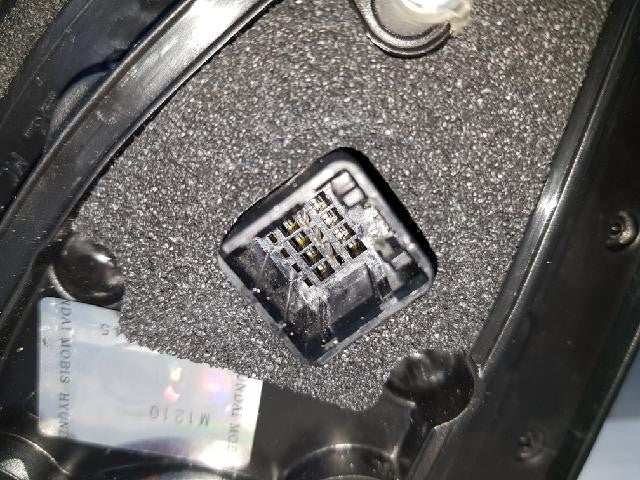 2010 Hyundai Accent Berna Transform Right Silver Side Mirror 87620 1E670