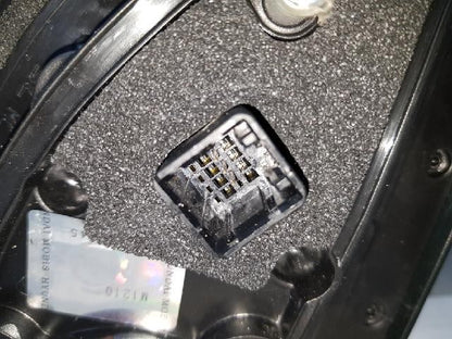 2010 Hyundai Accent Berna Transform Right Silver Side Mirror 87620 1E670