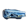 BMW X3 F25 LCI, F26 LED Headlight PAIR USED GENUINE 7401143 7401144