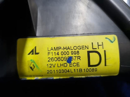 2014 Renault SM3 Fluence New SM3(L38) Left Headlight 260609567R
