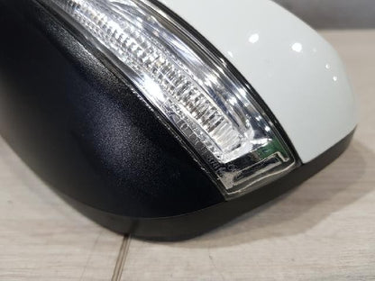 2012 Hyundai Accent RB Left White Side Mirror 876101R040AS