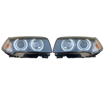 BMW X3 E83 LCI Xenon Headlight PAIR USED GENUINE 3456035 3456036